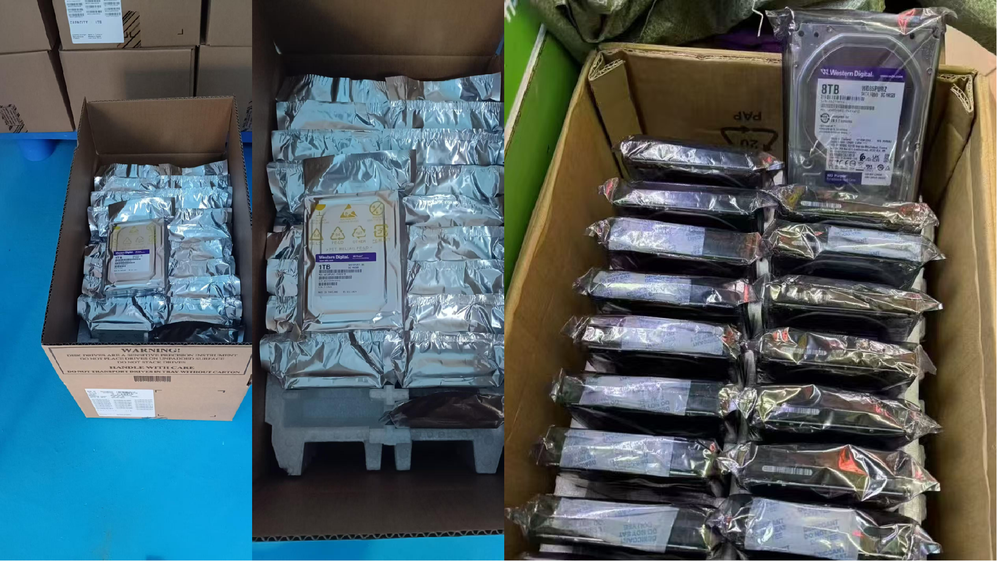 WD Purple 1TB 8TB